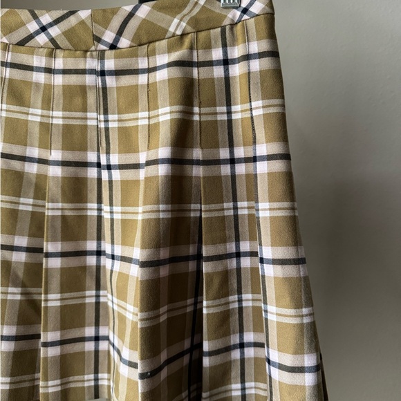 Sunday Best Checkered A-Line Skirt pleated - Picture 3 of 9